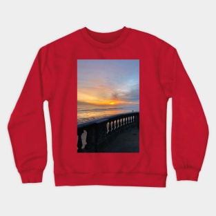 December sunrise over the Balustrade Crewneck Sweatshirt